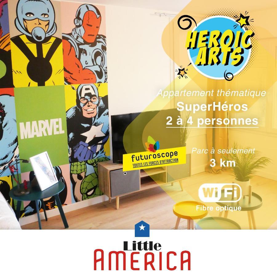 Little America - Appart Hotel 3Km Futuroscope Jaunay-Clan Eksteriør billede